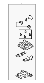 8126002851C0 - : Map Lamp Assembly for Toyota Image