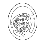 TB9432980C00 - Steering: Steering Wheel for Mazda Image