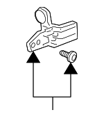 6100STKA21 - : 2007-2012 Acura RDX - Bracket Kit, R Headlight Mounting (C) for Acura: RDX Image
