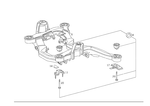 1403301142 - Front Axle: Front Subframe for Mercedes-Benz Image