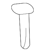 12531779 - Body: Headrest Guide for Buick: Rendezvous, Terraza | Chevrolet: Uplander, Venture | Oldsmobile: Silhouette | Pontiac: Aztek, Montana, Trans Sport | Saturn: Relay Image