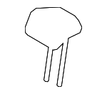 7196012C60C4 - Body: Headrest, Center for Toyota Image