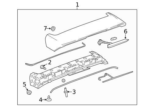 Spoiler for 2021 Chevrolet Bolt EV #0