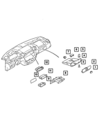 5122943AA - : Instrument Panel Cubby Box for Mopar Image