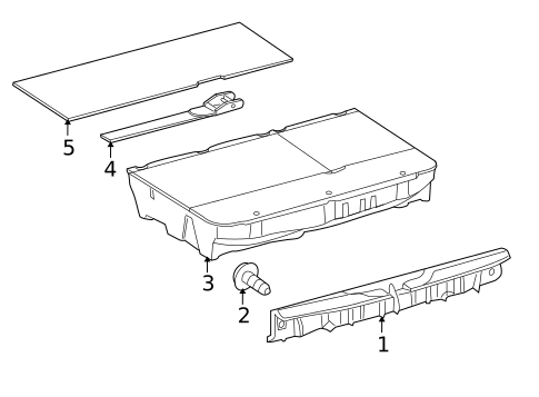 Interior Trim - Rear Body for 2009 Scion xD #0
