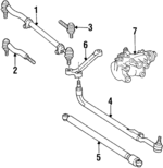 1243301403 - : Tie Rod Assembly for Mercedes-Benz Image