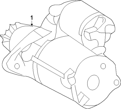 Starter for 2024 Lexus RX450h+ #0