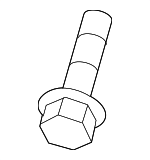 865793K000 - Body: Side Bracket Screw for Kia: Cadenza, Carnival, EV9, Forte, Forte Koup, Forte5, K5, K900, Niro, Niro EV, Optima, Rio, Sedona, Seltos, Sorento, Soul, Soul EV, Sportage, Stinger Image