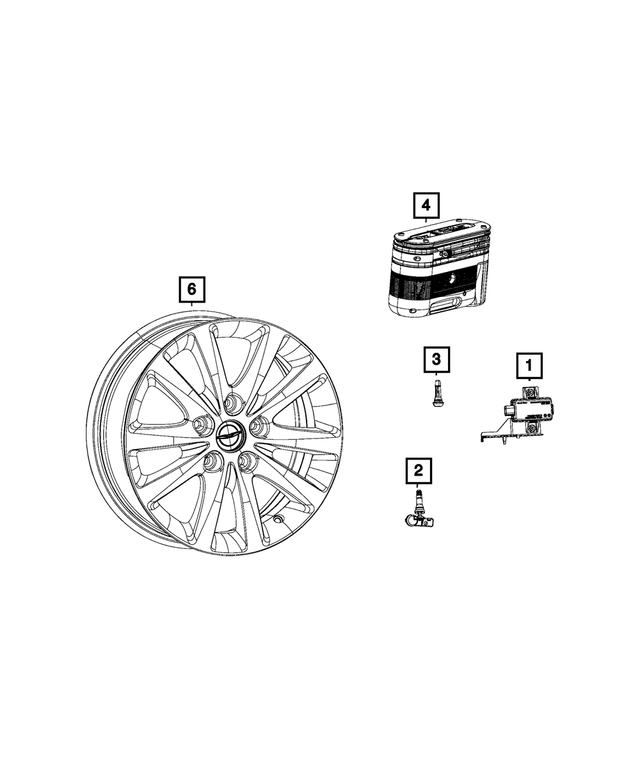 68222862AD - Electrical: Tire Pressure Monitoring Module for Mopar Image image