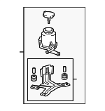443600C050 - Steering: Reservoir Assembly for Toyota: Sequoia, Tundra Image