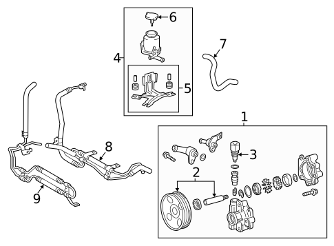 Pump & Hoses for 2021 Toyota Tundra #0
