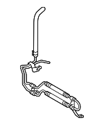 444020C012 - Steering: Power Steering Cooler for Toyota: Sequoia, Tundra Image