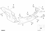 46632307968 - : Spoiler Center Prime-Coated for BMW-Motorrad Image