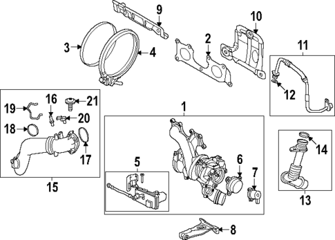 Turbocharger & Components for 2025 BMW M440i Gran Coupe #0