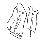 714013002120 - Body: Seat Back Cover for Lexus: GS F, GS200t, GS300, GS350, GS450h Image