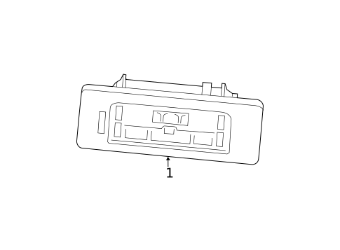 License Lamps for 2018 BMW X6 #0