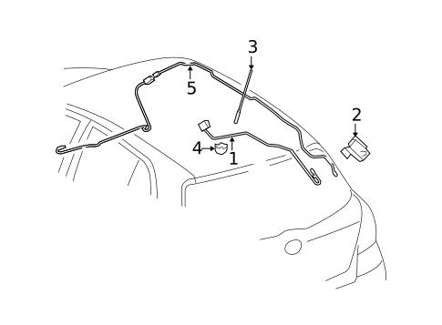 Antenna & Radio for 2011 Toyota Yaris #0