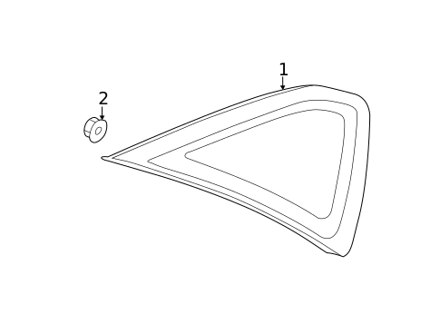 Glass & Hardware for 2013 Kia Forte #0