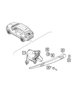 6106134AA - Electrical: Hex Nut for Mopar Image
