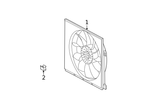 Cooling Fan, Clutch & Motor for 2002 Mercedes-Benz ML55 AMG #0