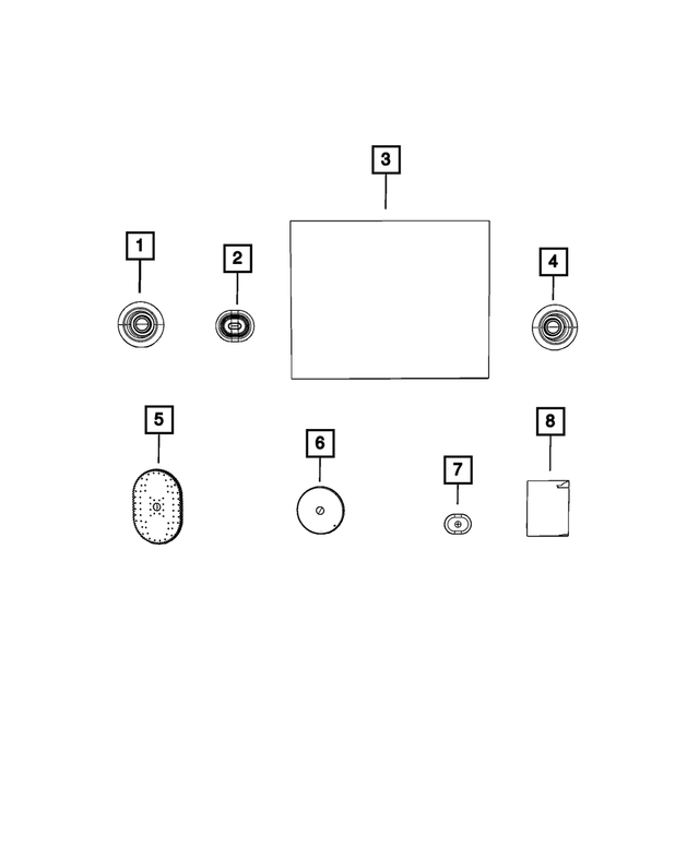 55396938AA - Body Sheet Metal Except Doors: Tape for Mopar Image image