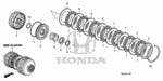 22545RJB003 - Transmission - Automatic: DISK, CLUTCH for Honda Image
