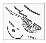 LE4650710D75 - : Grille Assembly for Mazda Image