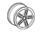 4H0601025CB - Suspension: Wheel, Alloy for Audi: A7 Quattro, A8 Quattro, RS7, S7, S8 Image