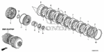 22545R97003 - Transmission - Automatic: DISK, CLUTCH for Honda Image