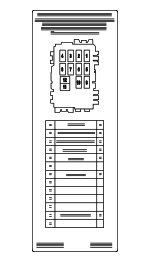 30659198 - Body: Fuse Box Label for Volvo: V60, V60 Cross Country Image