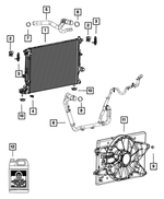 68092561AG - : Radiator Outlet Hose for Dodge: Dart Image