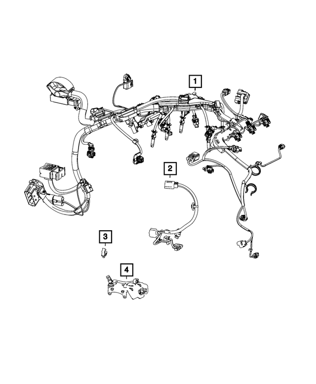68565242AA - Electrical: Engine Wiring for Mopar Image