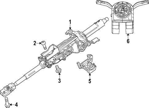 Steering Column Assembly for 2023 Mercedes-Benz EQB 350 #0