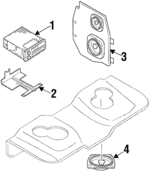 16186169 - Body: Front Dr Speaker for Buick: LeSabre Image