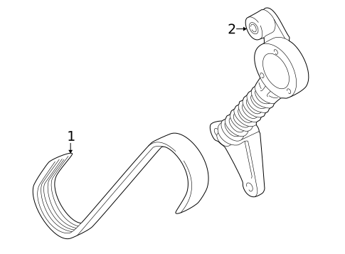 Belts & Pulleys for 2002 Audi A6 Quattro #0