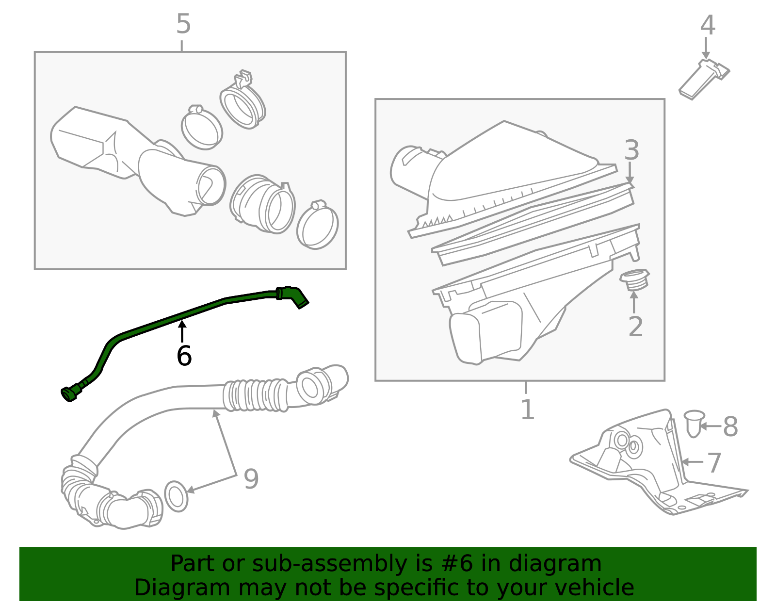 12630867 - 2013-2015 Cadillac - Positive Crankcase Ventilation (PCV ...