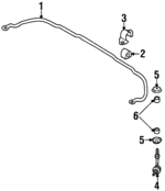 5611360U0A - Suspension: Suspension Stabilizer Bar Link Washer for INFINITI: G20, I30, Q45, QX4 Image