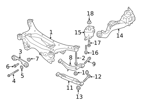 Rear Suspension for 2013 Nissan Juke #0