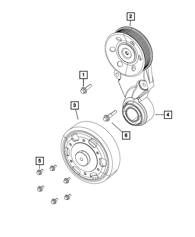 68005469AA - Cooling: Bolt for Mopar Image image