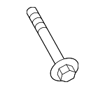PAF91237901 - Suspension: Suspension Cross-member Rear Bolt for Porsche Image image