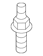 N91125102 - Suspension: Guard Bracket Stud for Porsche Image image