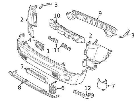 Bumper & Components - Rear for 2020 Jeep Renegade #1