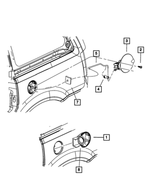 4615346 - Body Sheet Metal Except Doors: Retainer Clip for Mopar Image image