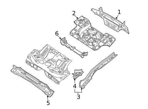 Rear Body for 2008 Saab 9-3 #2