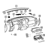 68483255AA - Interior Trim: Windshield Seal for Mopar Image