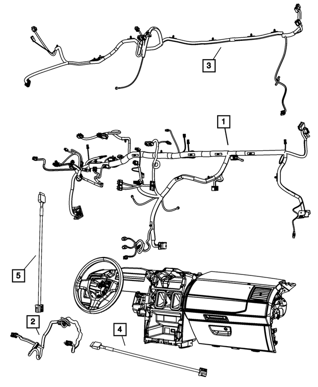 68053931AB - Electrical: Instrument Panel Wiring for Mopar Image image