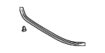 MR358148 - Body: Front Weather-strip for Mitsubishi Image