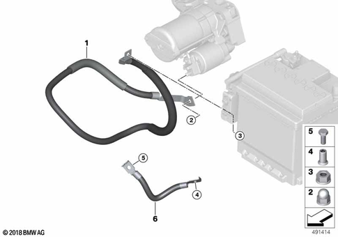 Battery Cable for 2016 BMW 330e #0