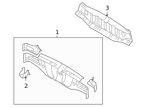 Rear Body for 2009 Subaru Outback #0