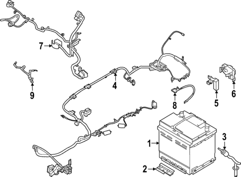 Battery for 2023 Ford Maverick #1